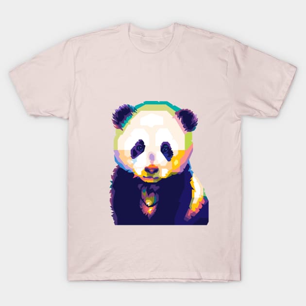 Baby Panda T-Shirt by giltopann